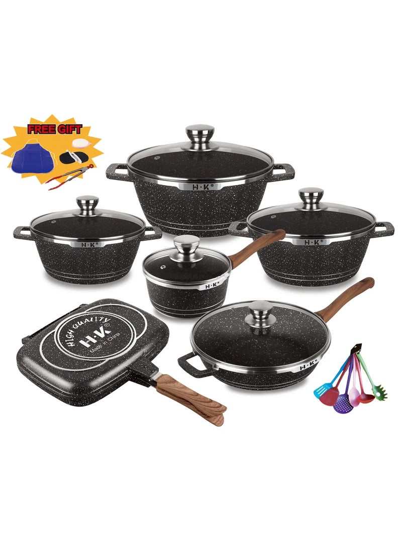 23 Pieces HK Non-Stick Cookware