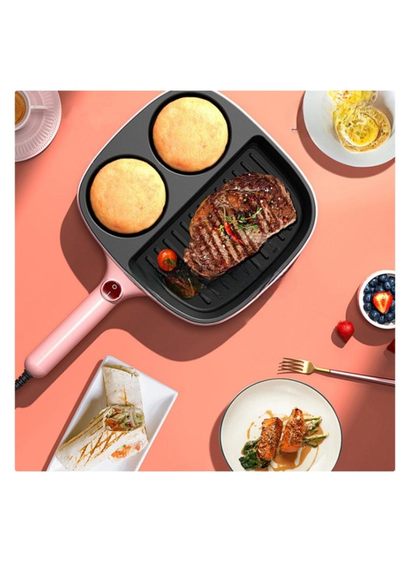 3 in 1 Household Multifunctional Electric fry pan Mini Electric Frying Pan