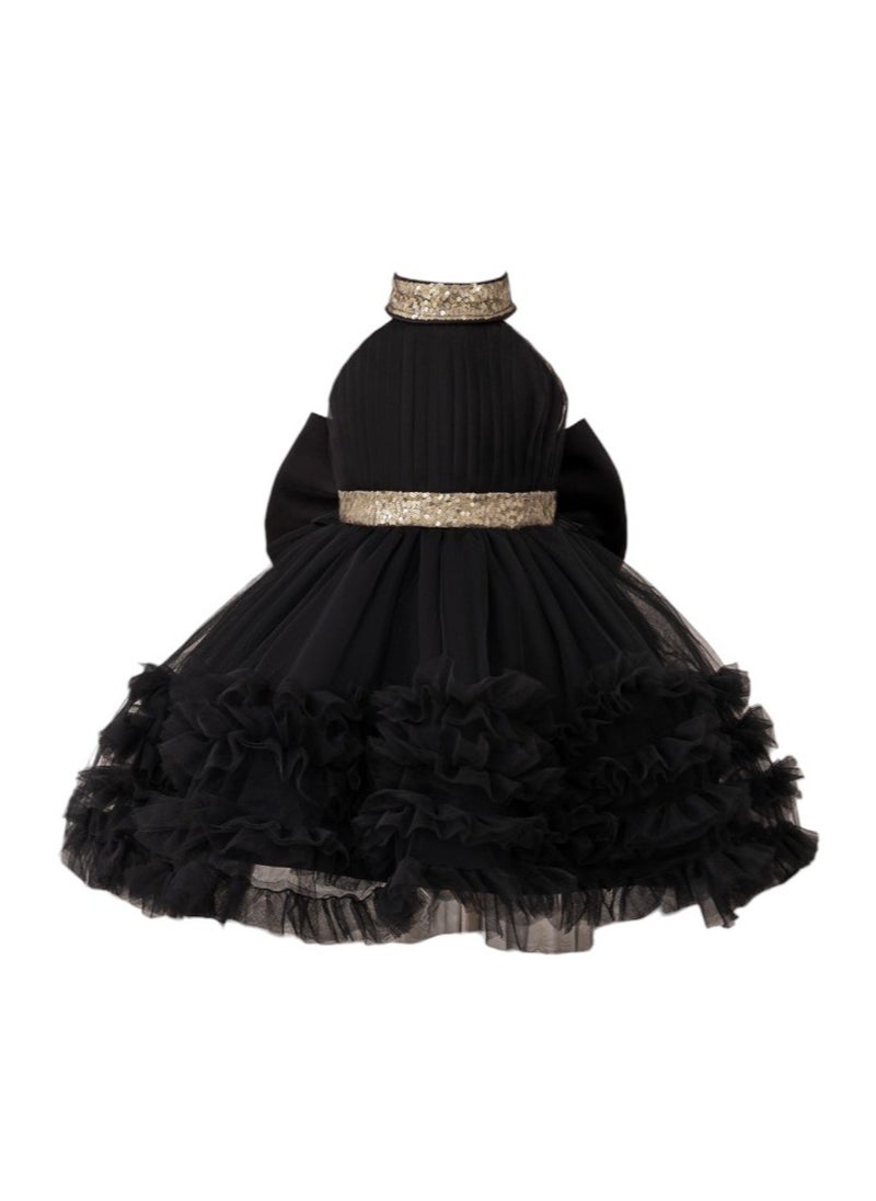 D' Daniela - Little Black Swan Dress - Black