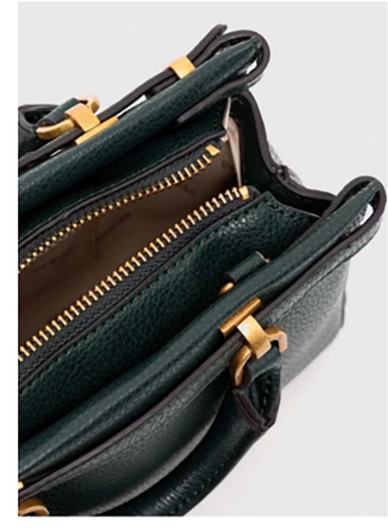 A satchel bag made of pebbled faux leather from the Sestri collection