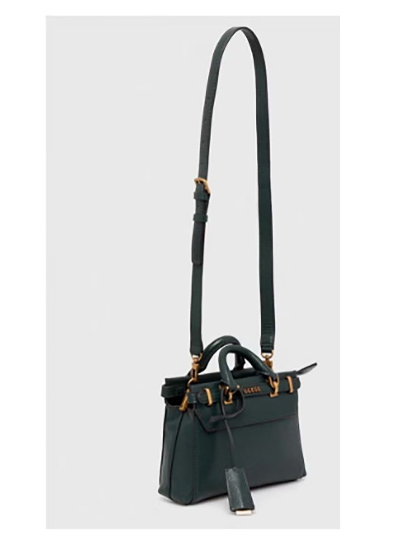 A satchel bag made of pebbled faux leather from the Sestri collection