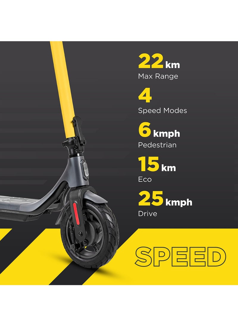 Marshall Navigator N1 Electric Scooter - 36.3V 350W brushless HUB motor, Bluetooth, 30-35km Range, 40km/h, Aluminum, E-ABS