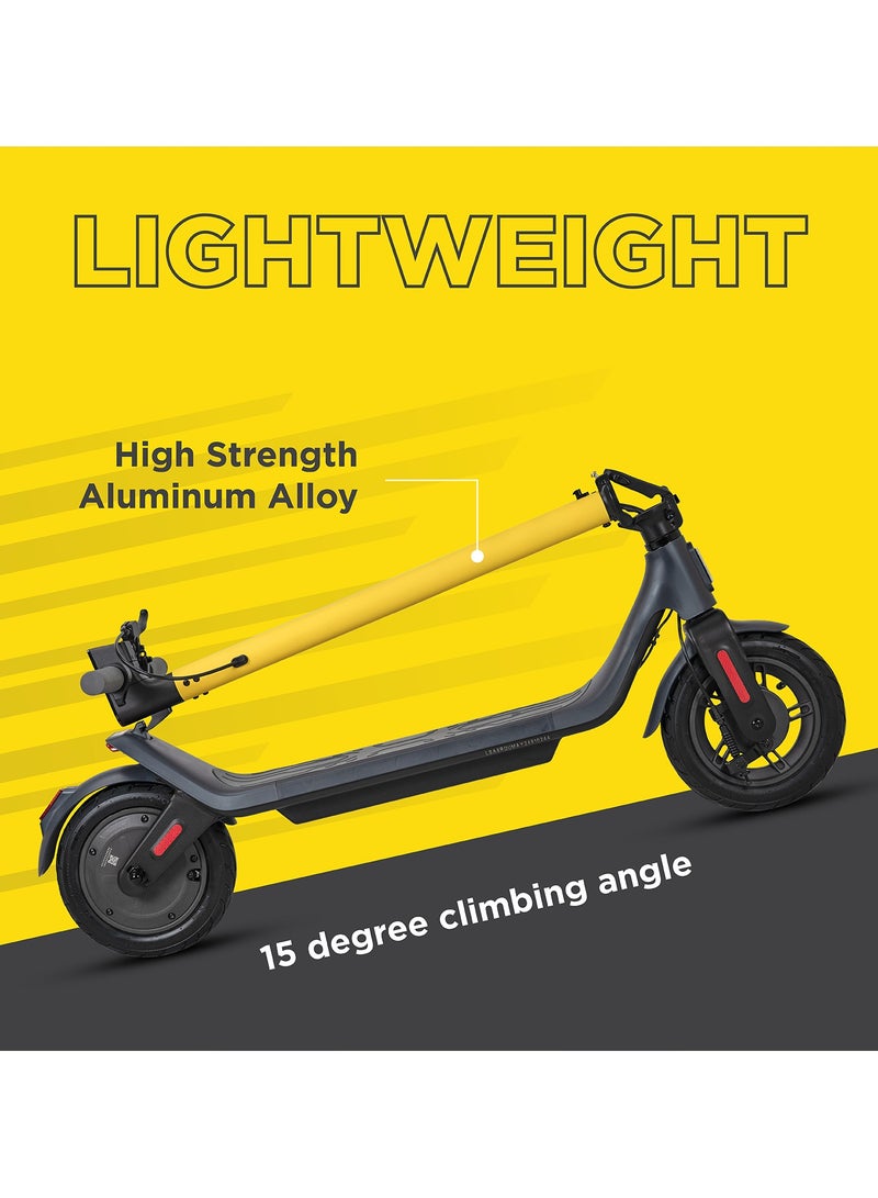 Marshall Navigator N1 Electric Scooter - 36.3V 350W brushless HUB motor, Bluetooth, 30-35km Range, 40km/h, Aluminum, E-ABS