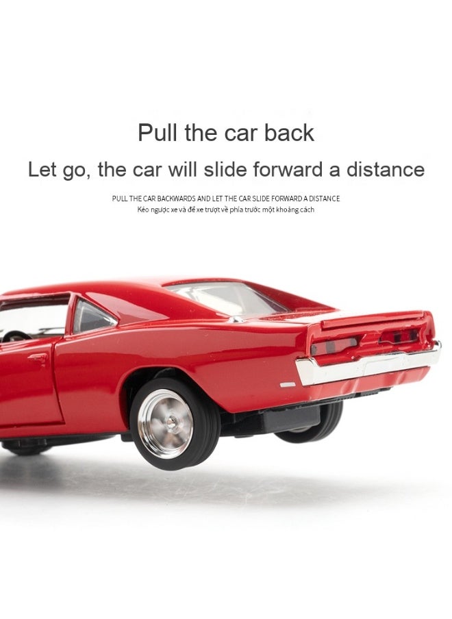 Man's Dream-JIAYEMODEL 1:32 Diecast Model car for Fast & Furious car Dom's 1970 Dodge Charger Alloy Car, Toys for Kids,Boyfriend,Young Peoples Gift