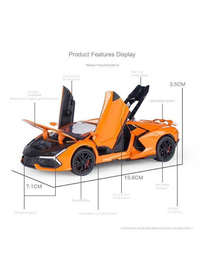 1/32 Lamborghini Aventador Diecast Model Car