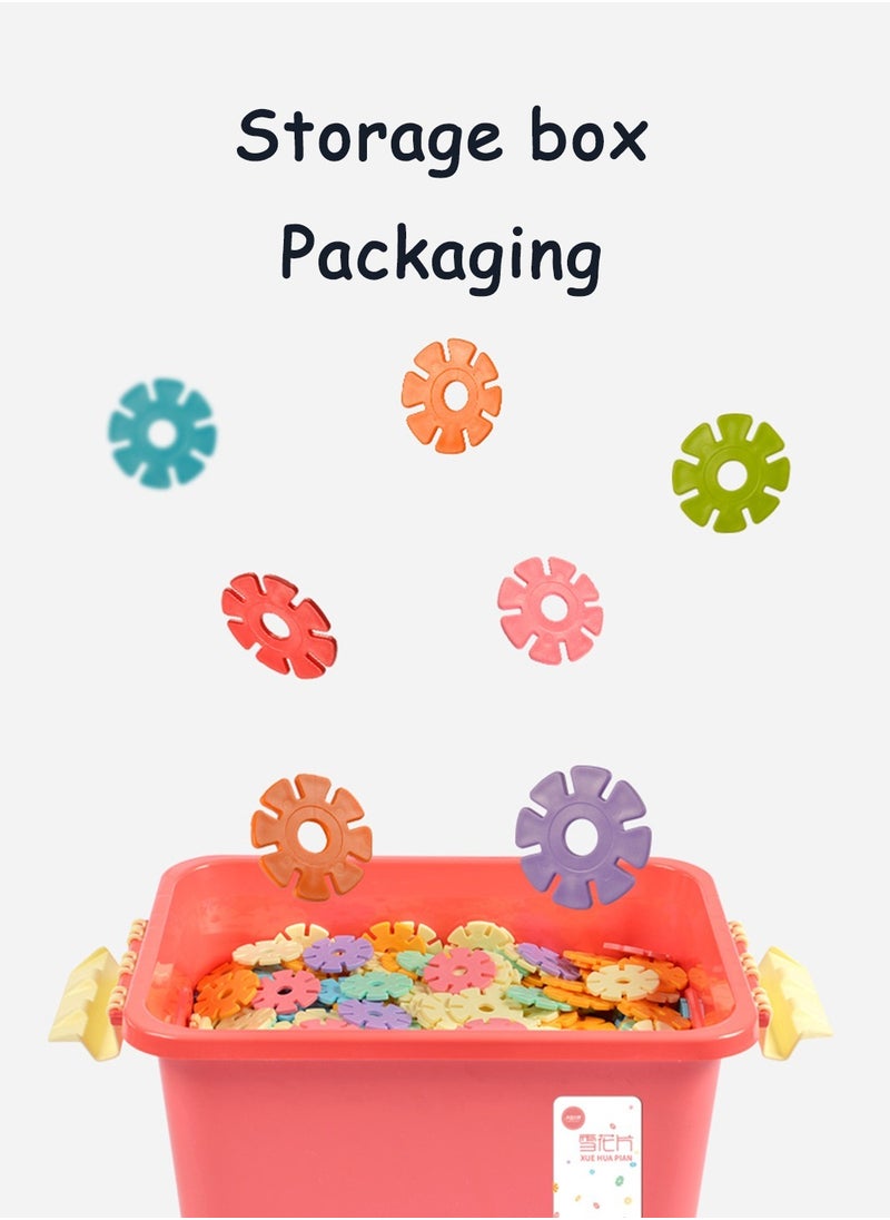 500 Piece Interlocking Plastic Disc Set - A Creative and Educational Alternative to Building Blocks - Tested for Children's Safety - A Great Stem Toy for Both Boys and Girls