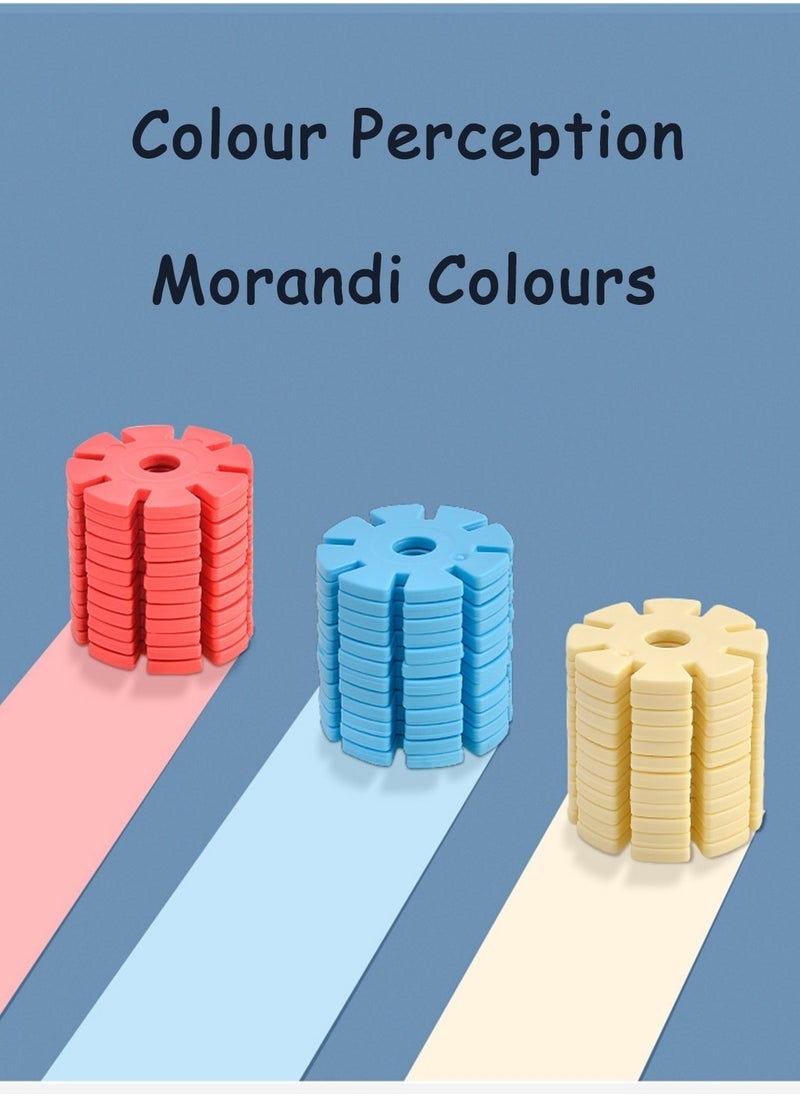 500 Piece Interlocking Plastic Disc Set - A Creative and Educational Alternative to Building Blocks - Tested for Children's Safety - A Great Stem Toy for Both Boys and Girls