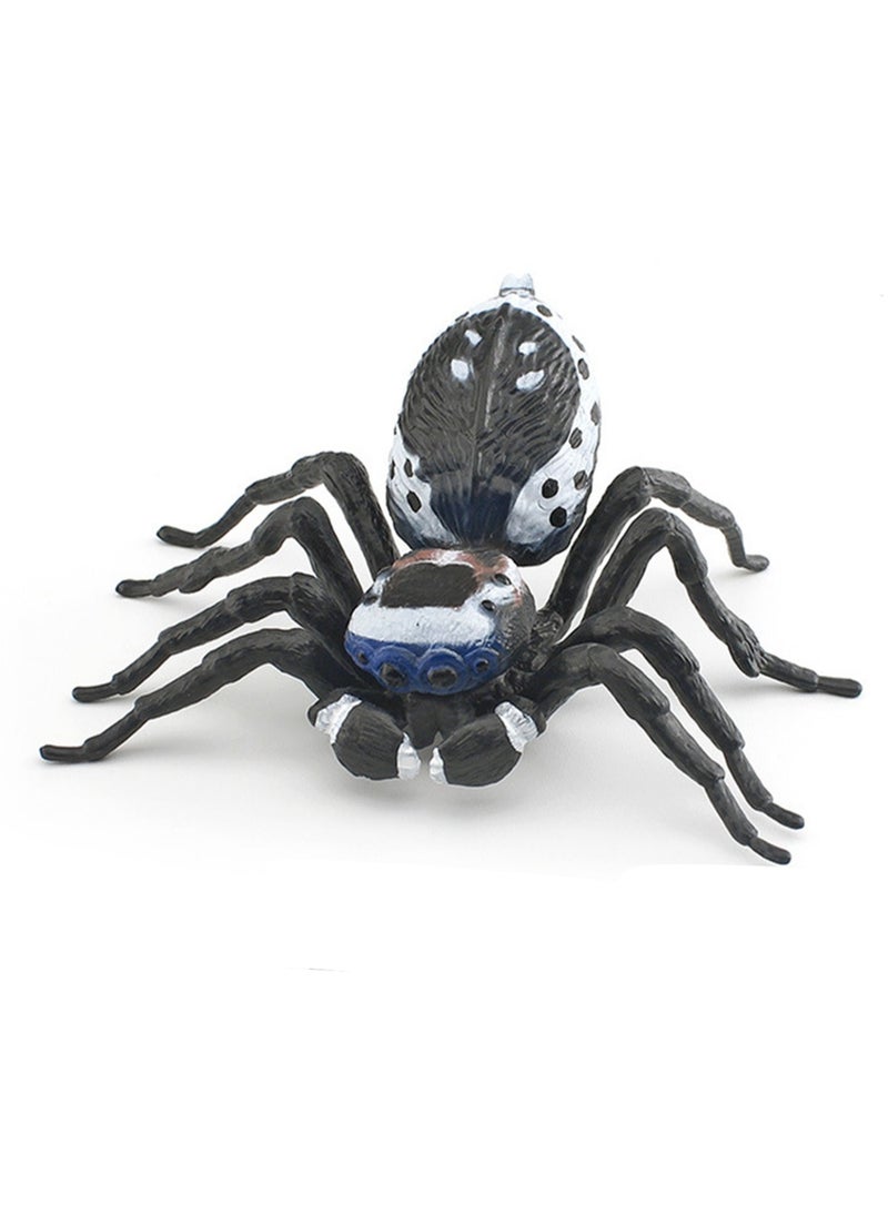 Simulation Insect Animal Spider Model Static Cognitive Desktop Ornament Toy(2880 Peacock Spider)