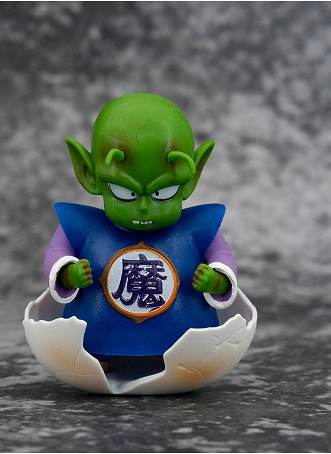 Dragon Ball Childhood Piccolo Action Figure Decorative Resin Sculpture Home Decor Statue, Art Figurine Home Ornament Decoration for Office, Living Room, Bedroom, Book Shelf, TV Cabinet, Desktop