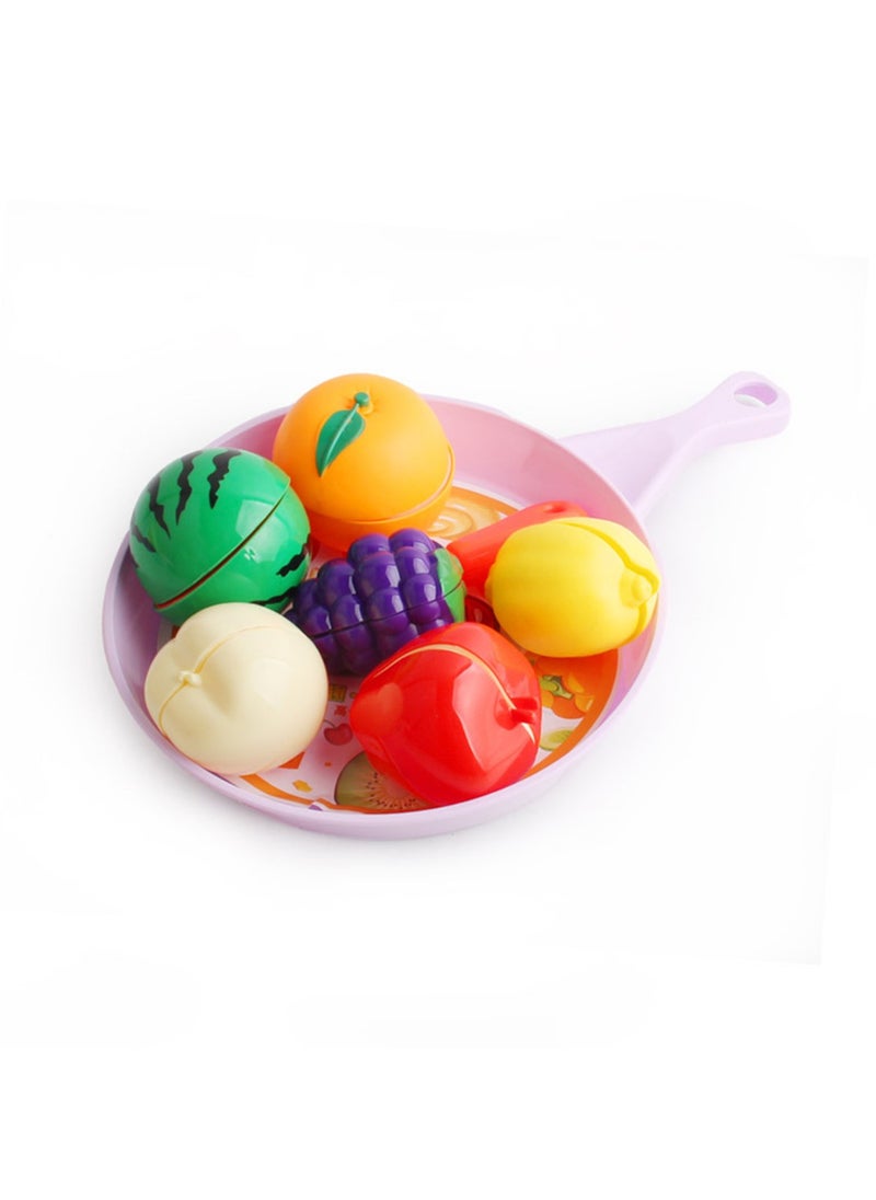 Children'S Pretend Kitchen Series Qie Qie Le Toys (Fruit)