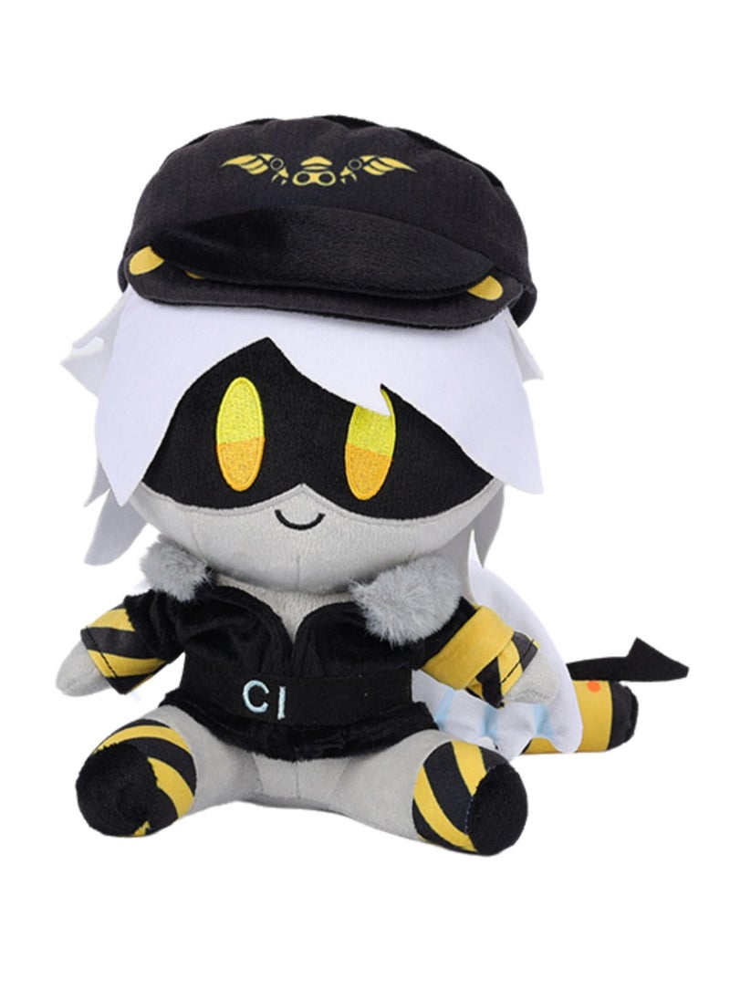 Uzi and V Series Plush Toys Anime Peripheral Plush Toys Doll Hug Plush Animal Fans Collection gift (little girl with wings hat)