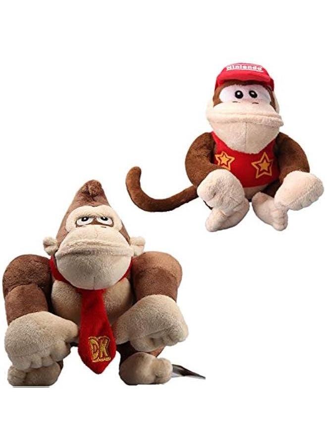 Donkey Kong & Diddy Kong Plush Set of 2 pcs