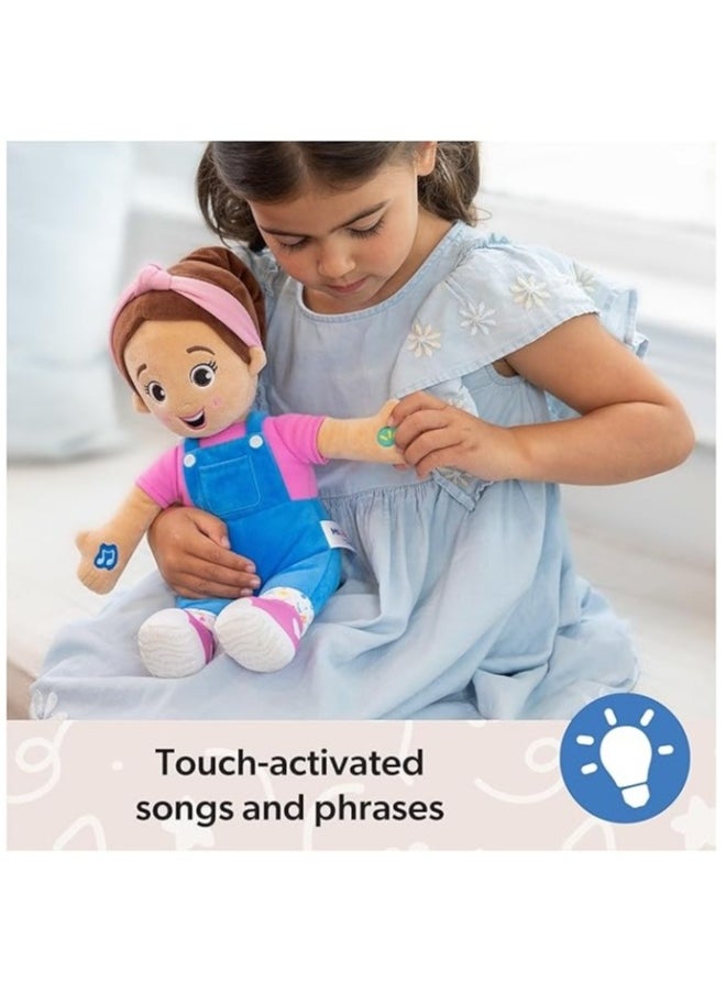 Official Speak & Sing Doll, 12” Tall Interactive Toy with 4 Songs & 16+ Phrases, Toddler Toys for Girls & Boys Ages 6 Months to 3+ Years