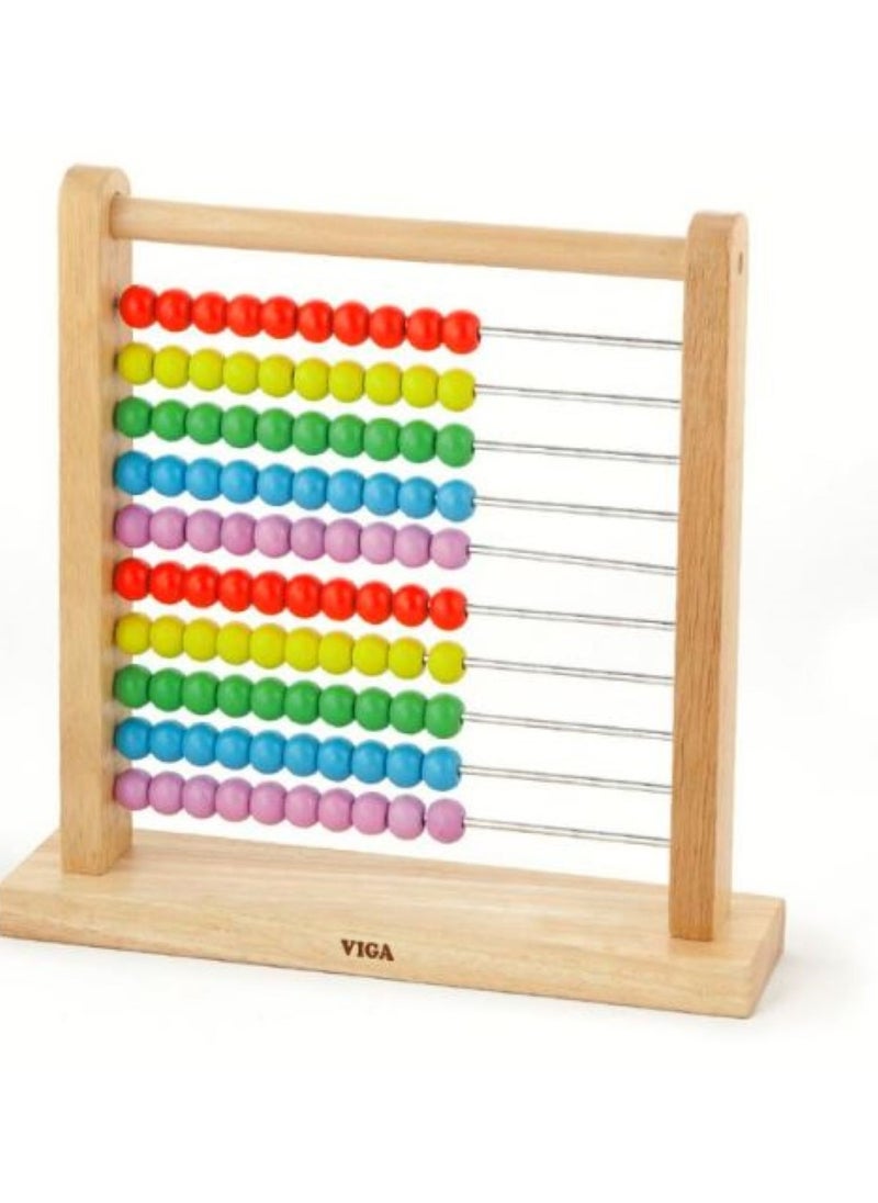 Classic Wooden Abacus – Early Learning Counting Toy for Toddlers