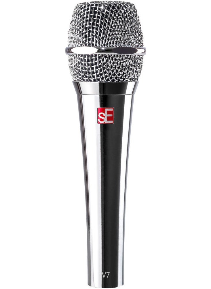 SE Electronics V7 - Handheld Supercardioid Dynamic Microphone - Chrome