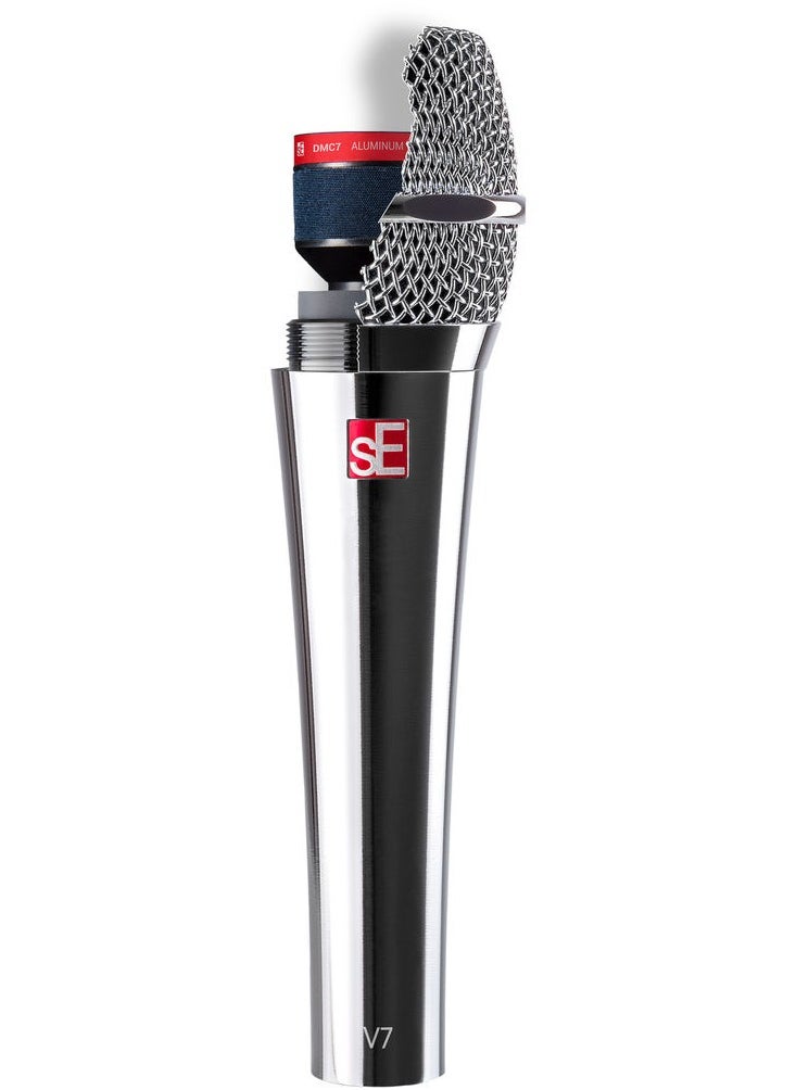 SE Electronics V7 - Handheld Supercardioid Dynamic Microphone - Chrome