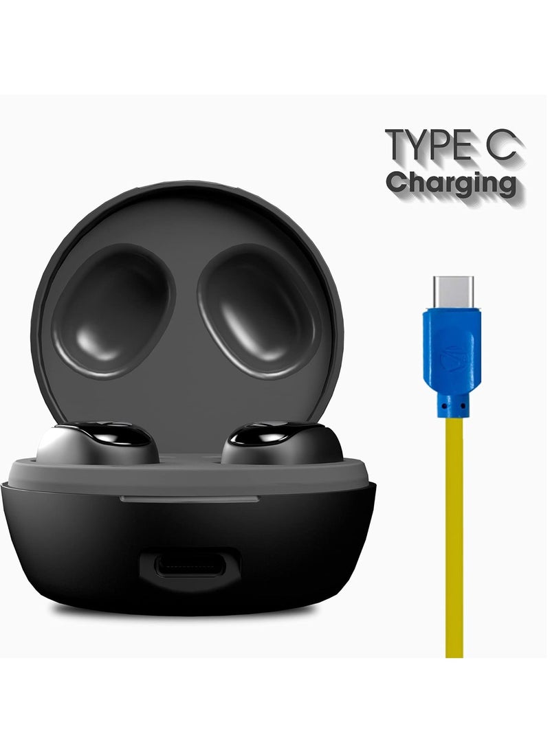 Zeb-Sound 1 TWS Earbuds with BT5.0, Up to 12H Playback, Touch Controls, Voice Assistant, Splash Proof Type C Portable Charging Case, Wireless
