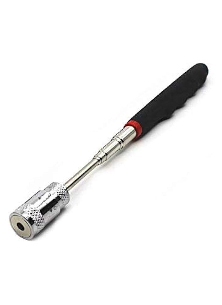 MAgnetic Pick-up tool RetrievAl tool Telescoping StAinless Steel with LED Light, Extended Length 31inch, Perfect for Quick Finding of MetAl Items At Home, GArAge, YArd And Office