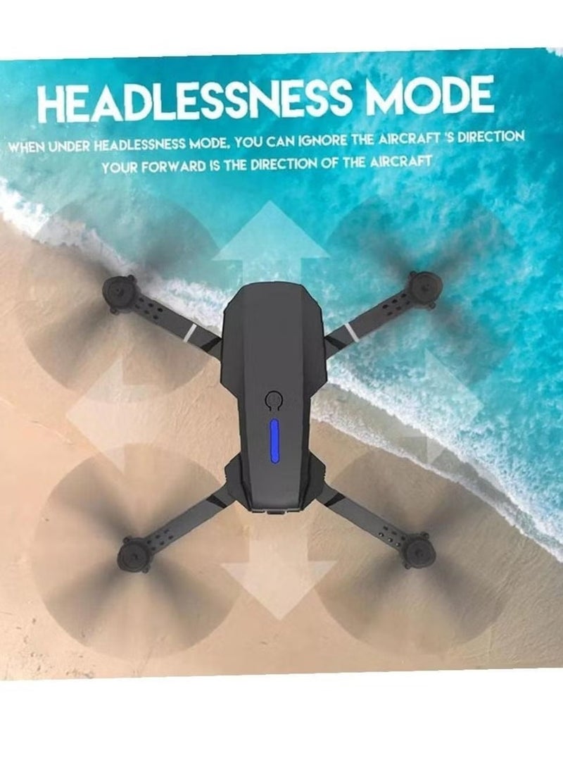 E88 PRO Ayoo 4K Drone – Ultra HD FPV Quad-Copter with Intelligent Flight Modes, Headless Mode, 360° Rotation & Long Battery Life – Ideal for Aerial Shoots