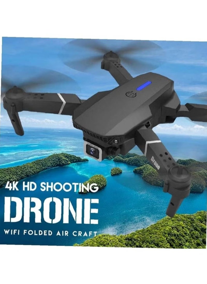 E88 PRO Ayoo 4K Drone – Ultra HD FPV Quad-Copter with Intelligent Flight Modes, Headless Mode, 360° Rotation & Long Battery Life – Ideal for Aerial Shoots