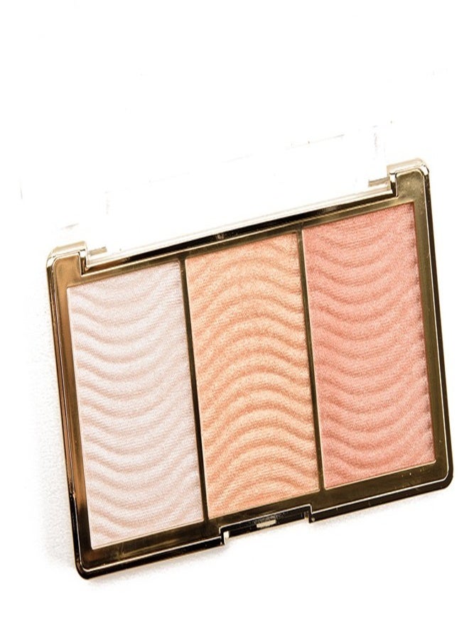 Milani Stellar Lights Highlighter Palette 02 – Intense Glow Trio with Ultra-Reflective Shimmer for a Radiant Finish