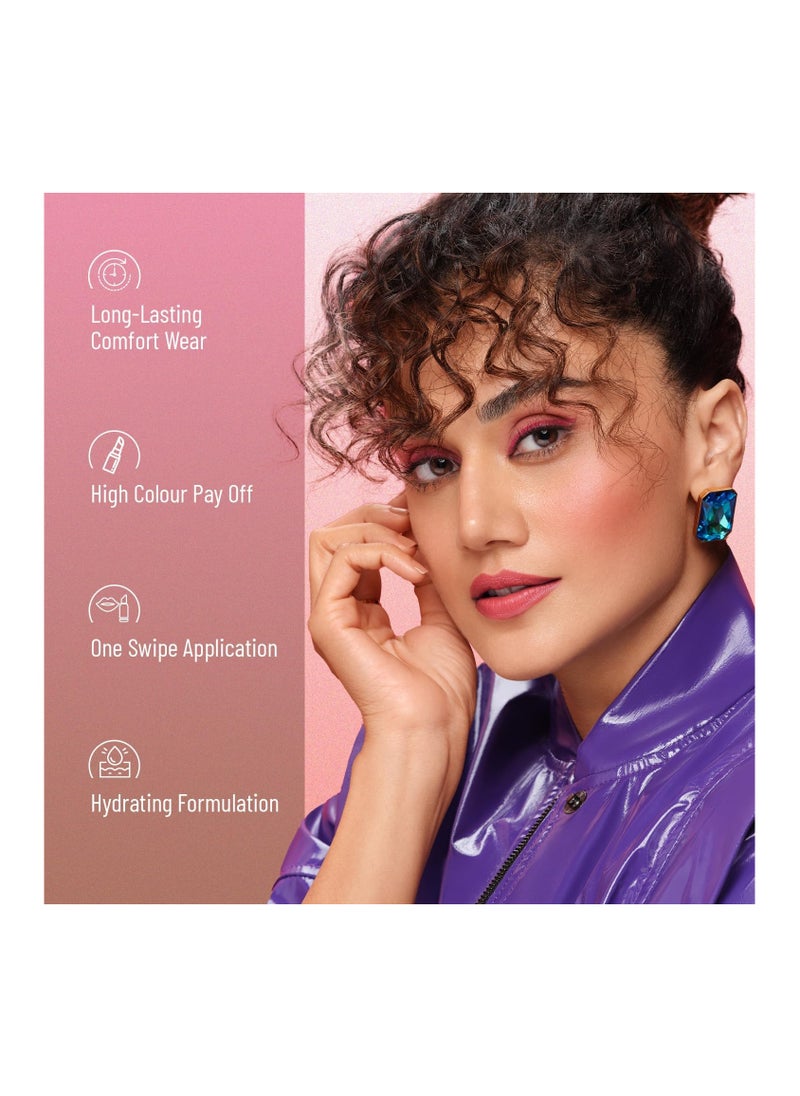 Swiss Beauty Hd Matte Pigmented Smudge Proof Lipstick | Creamy Matte Long Stay Lipstick | 3.5G