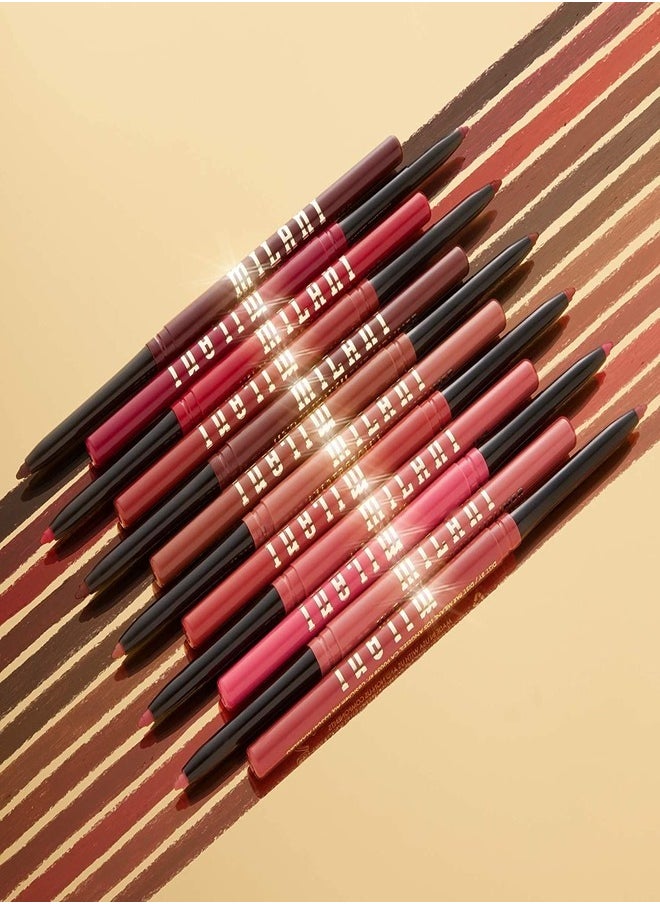 Milani Understatement Lipliner - 130 Audacious Pink – Long-Lasting, Creamy & Smudge-Proof Lip Pencil for Precise Definition