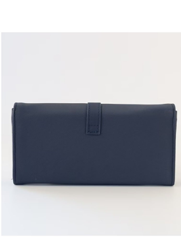 A recently released large purse with a snap - around design