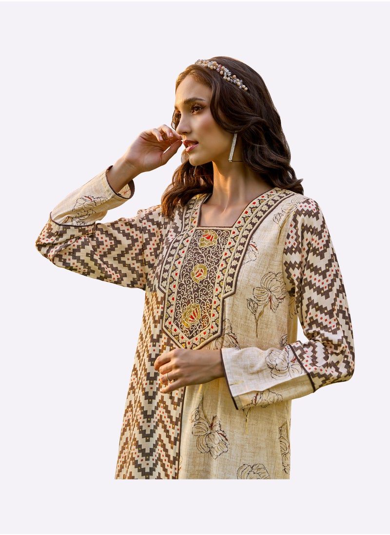 Sara Arabia Dual Design Jalabiya