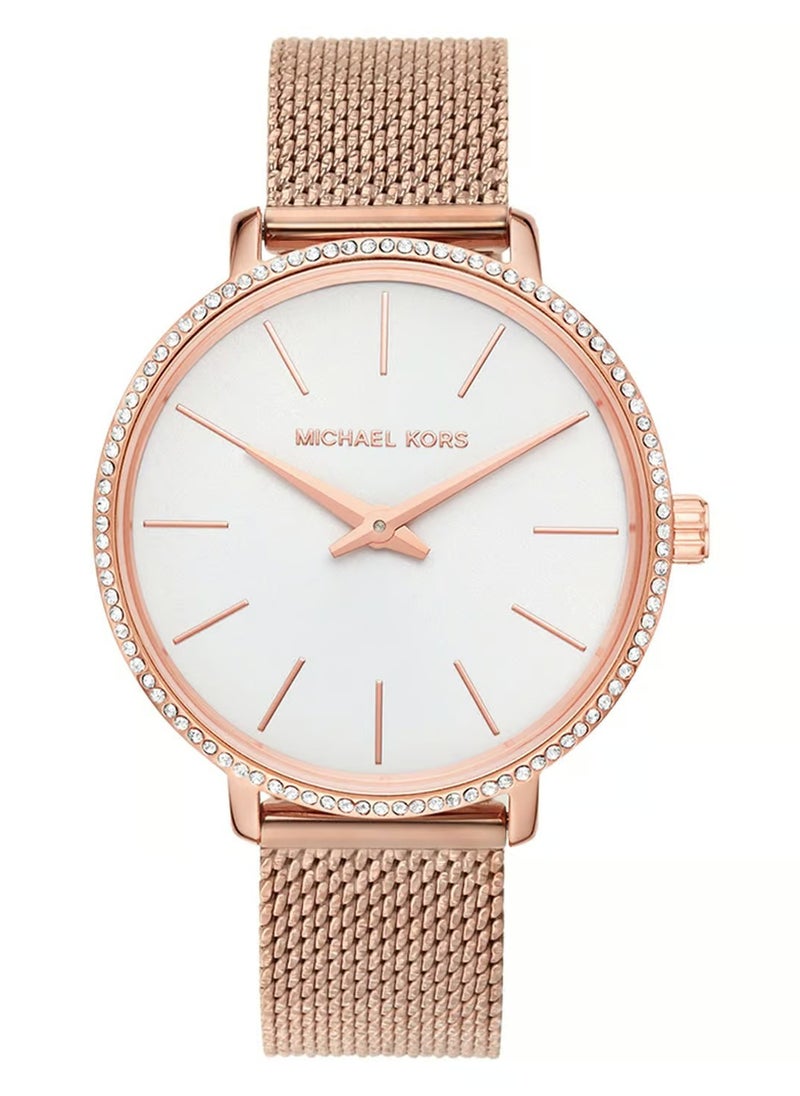 Michael Kors Pyper Two-Hand Rose Gold-Tone Stainless Steel Watch Mk4588