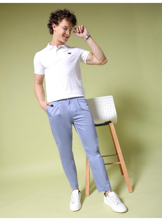 English Manor Men Slim Fit Casual Solid Regular Chinos