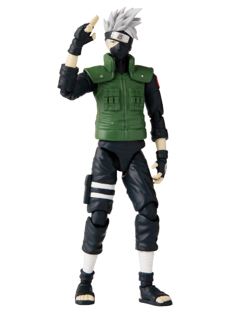Anime Heroes Naruto Hatake Kakashi 6.5-Inches | Collectible Action Figure | Switchable Hands | Perfect Gift for Collectors, Manga & Anime Lovers!