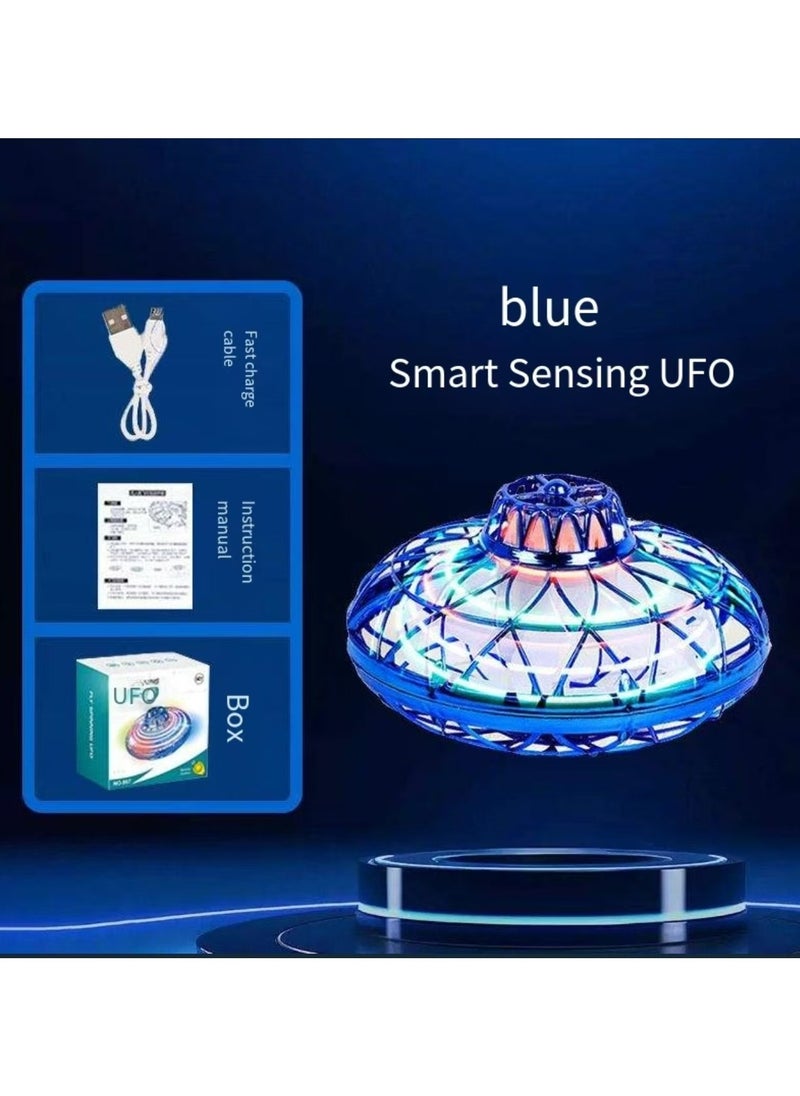 Ufo Intelligent Sensing Flying Saucer With Colorful Lights Children'S Toy Hand Controlled Induction Levitation Rechargeable Flying Toy For Birthday Gift