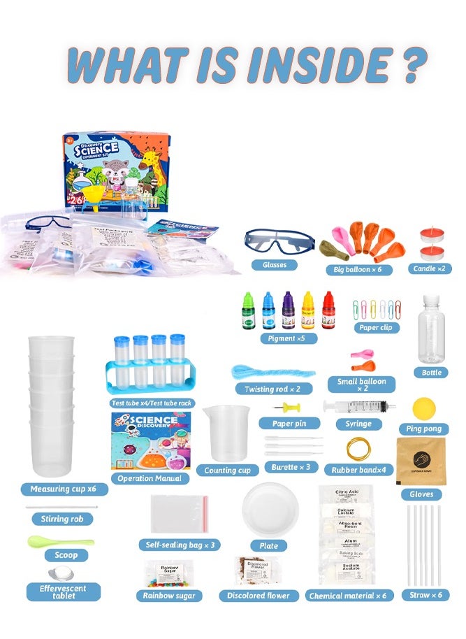 STORECHO Science Kit for Boys & Girls Ages 4+ | Educational Science Experiment Set with 268 Fun Experiments | Learning Toys for 4+ Year Olds | Perfect Birthday Gifts for Kids