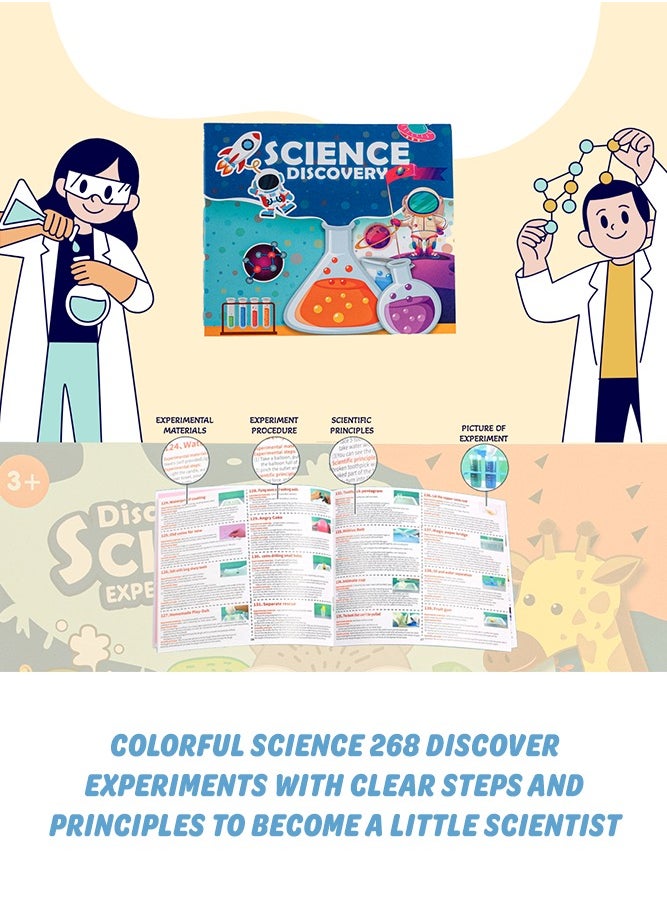 STORECHO Science Kit for Boys & Girls Ages 4+ | Educational Science Experiment Set with 268 Fun Experiments | Learning Toys for 4+ Year Olds | Perfect Birthday Gifts for Kids