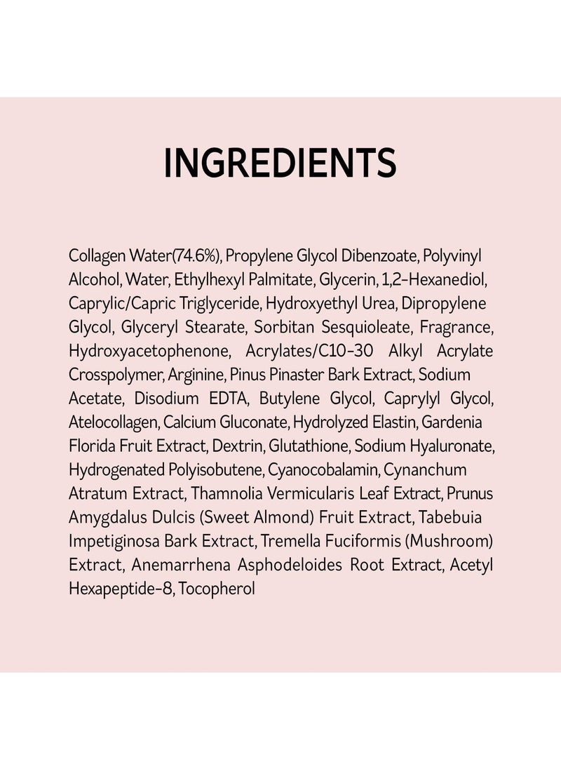 PESTLO PESTLE + ROAD Baby Collagen Glow Mask - Korean Face Mask Skincare for Elasticity, Firmness, glow skin, Pore Tightening Infused with Reallagen, Aginon, Volufiline