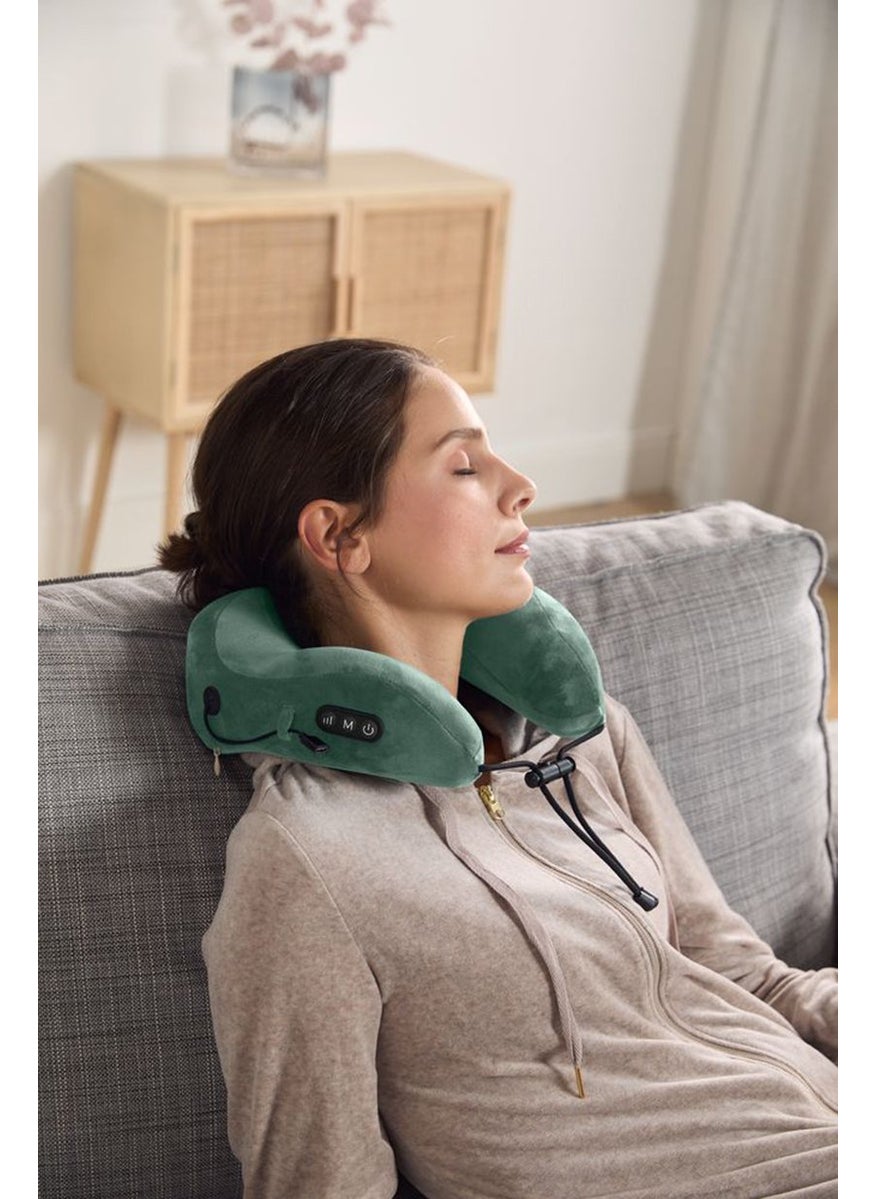 Rechargeable Neck Massager, Green