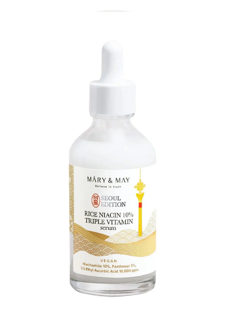 MARY&MAY VEGAN RICE NIACIN 10%TRIPLE VIT. SERUM 80ML