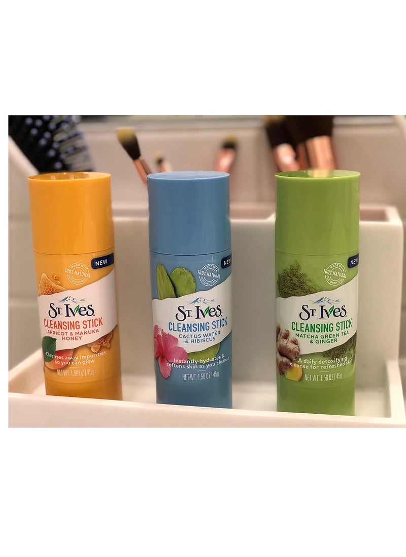 St. Ives Detox Me Daily Cleansing Stick, Matcha Green Tea & Ginger 1.6 oz