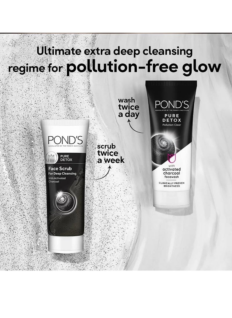 Pond's Pure White Deep Cleansing Brightening Facial Foam 100g