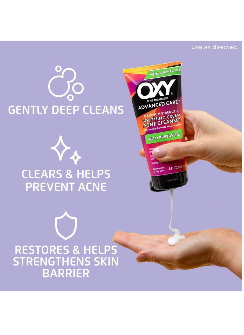 Oxy Acne Cleanser Maximum Strength, 5.0 Fl Oz (Pack of 3)