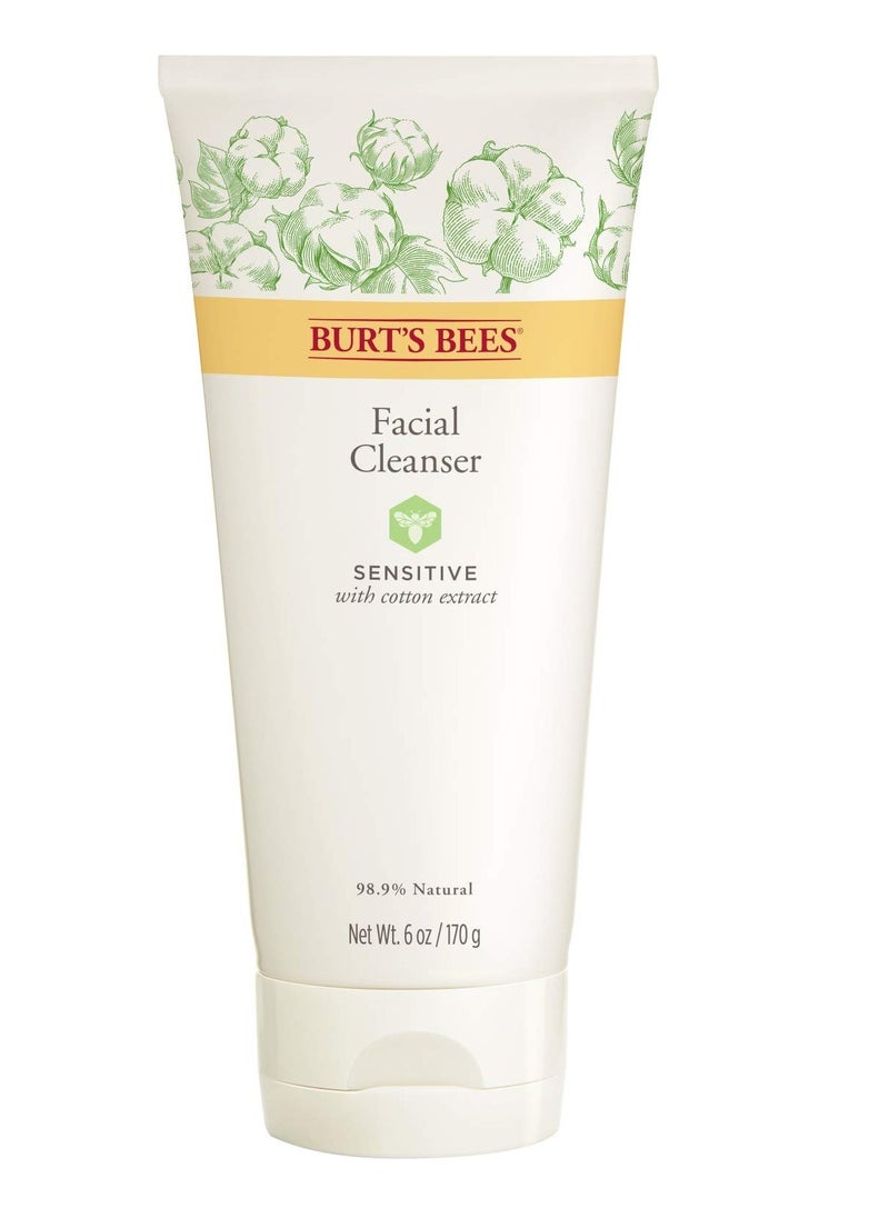 Burt's Bees Face Cleanser for Sensitive Skin, 6 Oz (Package May Vary)