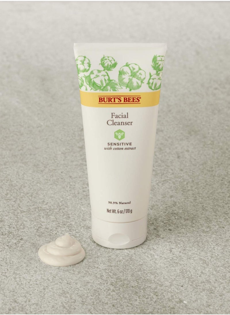 Burt's Bees Face Cleanser for Sensitive Skin, 6 Oz (Package May Vary)
