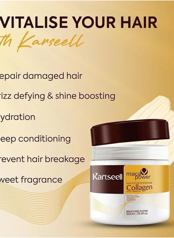 KARSEELL Maca Essence Repair Collagen for Dry Damaged hair