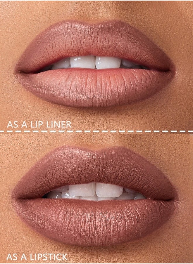 Milani Understatement Lipliner - 150, Cinnamon – Long-Lasting, Creamy & Smudge-Proof Lip Pencil for Precise Definition