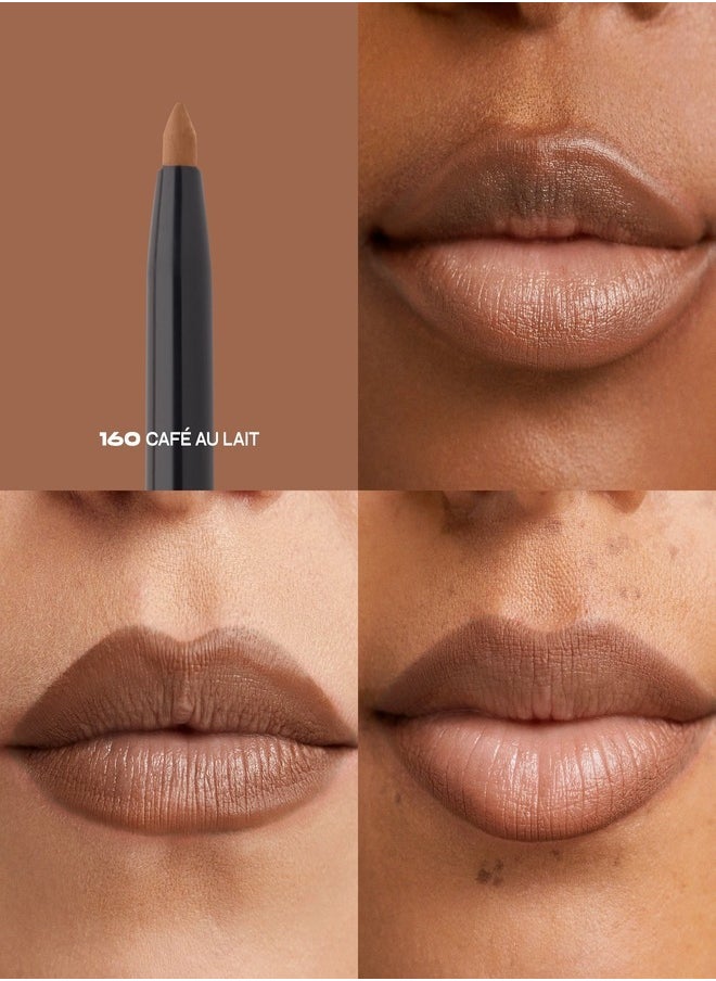 Milani Understatement Lipliner - 160, Café Au Lait – Long-Lasting, Creamy & Smudge-Proof Lip Pencil for Precise Definition