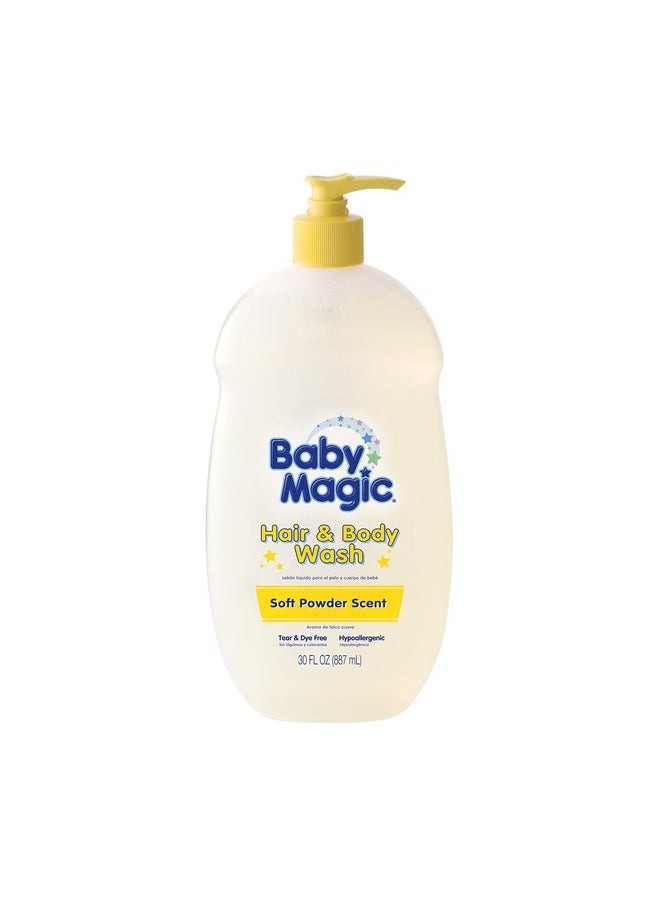 Baby Magic Hair and Body Wash, Soft Powder Scent, 30 Ounces