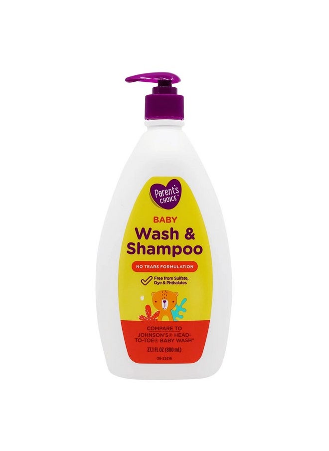 Parent's Choice Baby Wash & Shampoo, 27.1 FL Oz (Pack of 1)