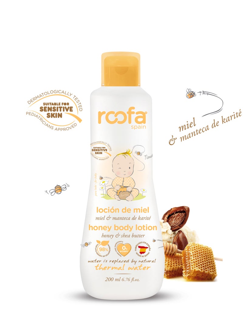 Honey Body Lotion for Newborns & Babies with Sensitive Skin 200ml