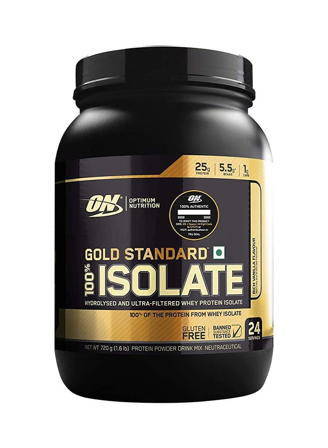 Gold Standard 100% Isolate Protein Whey Rich Vanilla 1.58 lbs